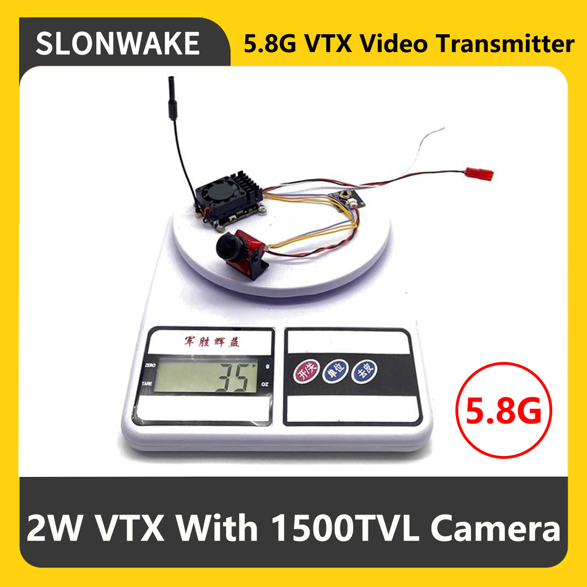 Drone Frame - SLONWAKE 5.8G 2000mW Trasmettitore FPV VTX