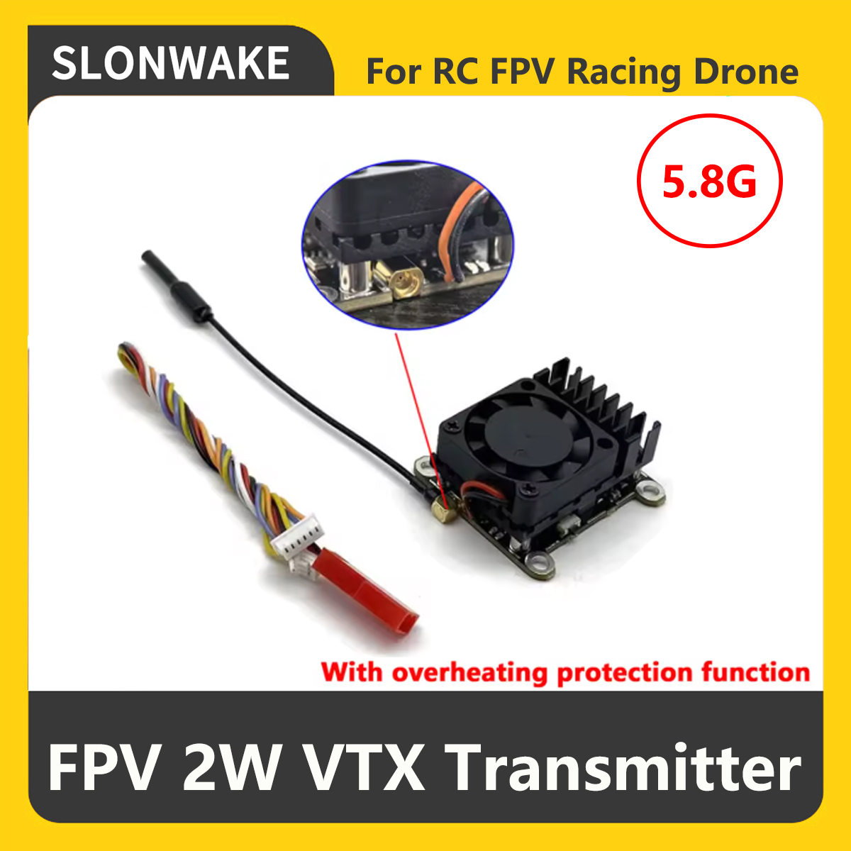 SLONWAKE 5.8G 2000mW Trasmetti - Drone Frame recensione e prezzo