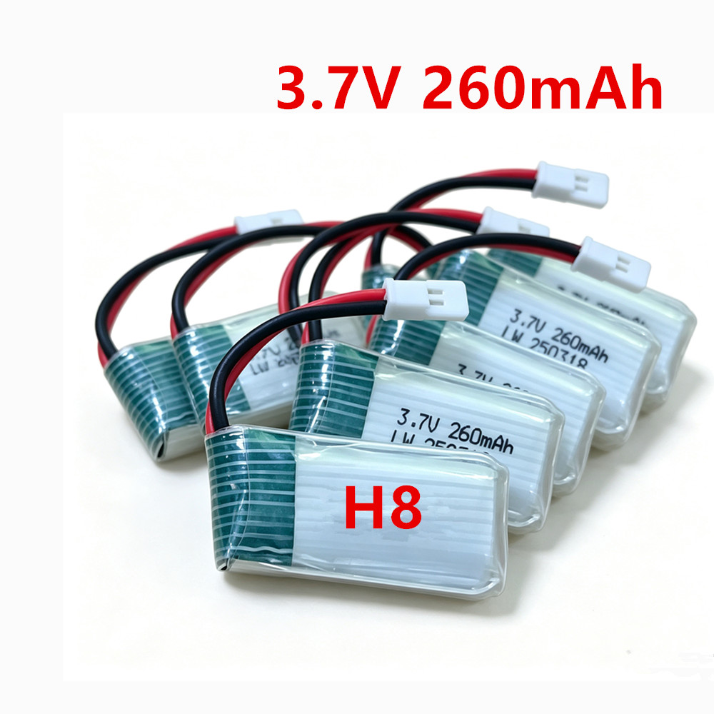 Batteria Lipo 3,7V 260mAH con  - Eachine Drone E010 recensione e prezzo
